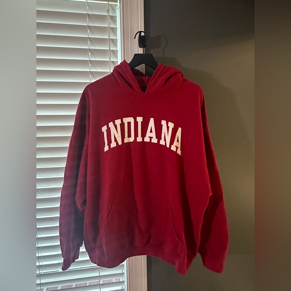 Red Indiana Hoosiers Hoodie